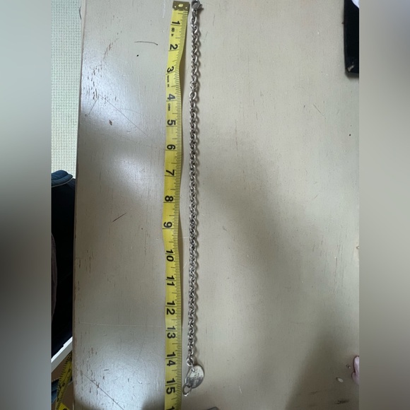 Tiffany & Co. Silver Chain link oval tag Necklace - Picture 7 of 7